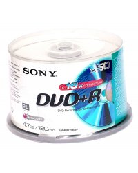 DVD+R SONY 4.7GB 16xSpeed (Cake 50szt)