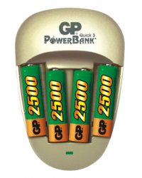�ADOWARKA GP BATTERY POWERBANK QUICK3 4x2300AA 8 H
