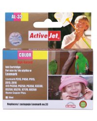 AL-33 Tusz kolorowy do drukarki Lexmark ref. (18C0033) ActiveJet
