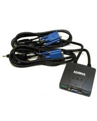  (EK-UA2C) PRZE��CZNIK KVM USB 2 PORTY + AUDIO