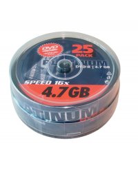 DVD-R Platinum 4.7GB 16xSpeed (Cake 25szt)