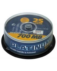 CD-R Platinum 700MB/80MIN 52xSpeed (Cake 25szt)