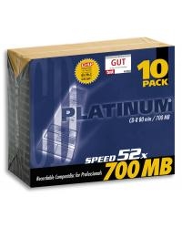CD-R Platinum 700MB/80MIN 52xSpeed (Slim 10szt)