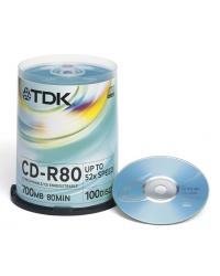 CD-R TDK 700MB/80MIN 52xSpeed (Cake 100szt)