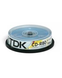 CD-R TDK 700MB/80MIN 52xSpeed (Cake 10szt) CD-R TDK 700MB/80MIN 52xSpeed (Cake 10szt)