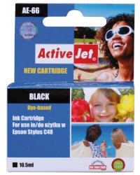 ACJ Tusz do drukarki Epson T066 C48 Bk AE-66 ActiveJet