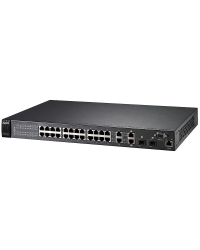 SWITCH Zyxel 24x10/100Mbps L2 , 2xGiga, 2xG TP/SFP  (ES-3124)