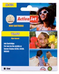 ACJ Tusz yellow do drukarki Epson T0804 R265/R360/RX560 (AE-804) ActiveJet