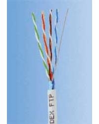 KABEL MADEX FTP 100m KAT.5e DRUT SZARY