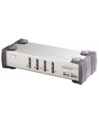 KVM 4/1 CS-1734 USB PS/2 Audio PC, MAC, SUN ATEN