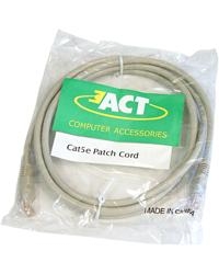 PATCHCABLE CAT.5 0.5m UTP szary