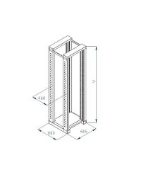 RACK PODW�JNY 2x19