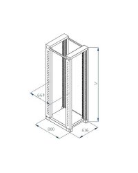 RACK PODW�JNY 2x19