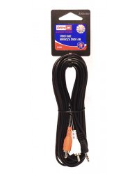  KABEL STEREO MINIJACK/2x CINCH 5.0M
