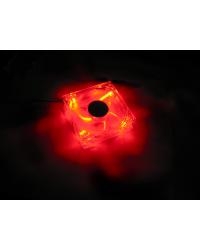 Wentylator do obudowy (8cm ciemnoczerwony LED) (RL022)
