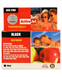 ACR-21BK Tusz czarny do drukarki Canon (zamiennik BCI-21BK) ActiveJet