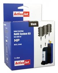 APH-K15 Aplikator 3x25ml do HP czarny ActiveJet