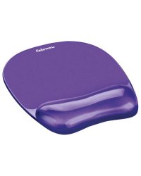 Pok�adka pod mysz �elowa Fellowes Crystal - fioletowa