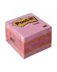 Kostka Post-it cukierkowa r�owa. 76x76, 450k