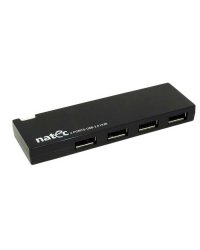 HUB NATEC 4-PORT LIZZARD BLACK USB 2.0