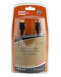 "GOLD" KABEL DO MONITORA HDMI(19PIN) M/M 3.0M FERRYT