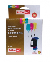 APL-K60 Aplikator 3x25ml Lexmark kolor ActiveJet