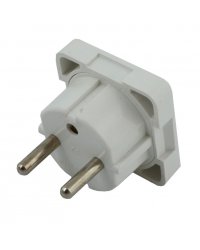 ADAPTER ZASIL. (GNIAZDKO) WTYK POL. / GNIAZDO ANG.
