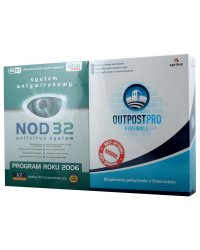 OUTPOST FIREWALL PRO 1 STAN/12m + NOD32 1 STAN/12m