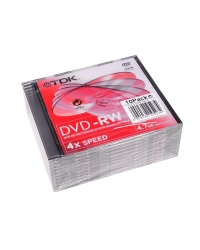 DVD-RW TDK 4.7GB 4xSpeed (Slim 10szt)
