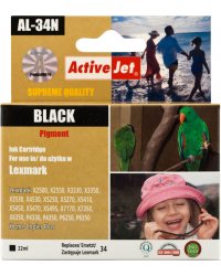 AL-34N Tusz czarny do drukarki Lexmark (18C0034E) ActiveJet