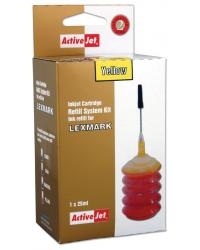 APL-4 Aplikator 1x28ml Lexmark yellow (wi�kszo�� serii) ActiveJet