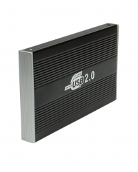 OBUDOWA I-BOX ZEW. 2.5" SLIM ALUM. USB 2.0 CZARNA