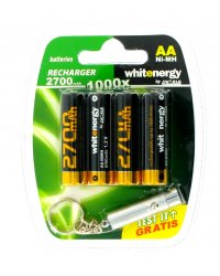 WHITENERGY AKUMULATOR AA 2700 MAH 4 SZT.+ LATARKA