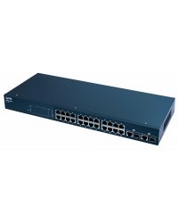  (ES-1124) 24x10/100Mbps, 2xGigabit TP/SFP, niezarz�dzalny