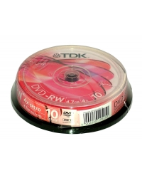 DVD-RW TDK 4.7GB 4xSpeed (Cake 10szt)