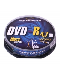 DVD-R Esperanza 4.7GB 16xSpeed (Cake 10szt)