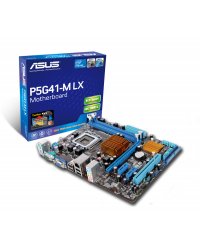  P5G41-M LX Intel G41 Socket 775 (PCX/VGA/DZW/LAN/SATA/DDR2) mATX