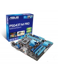  P5G43T-M PRO Intel G43 Socket 775 (PCX/VGA/DZW/GLAN/SATA/DDR3) mATX