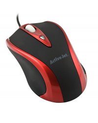  Mysz optyczna AMY-006 USB-Black/Red