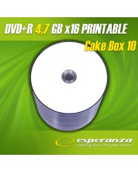 DVD+R ESPERANZA 4,7GB x16 DO NADRUKU - Cake Box 10