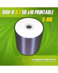 DVD+R ESPERANZA 4.7GB x16 DO NADRUKU SZPINDEL 100s