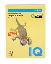 PAPIER A4 IQ COLOR KANARKOWY 80G
