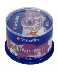 DVD+R VERBATIM 43512 16X DO NADRUKU FOTO CAKE 50SZT