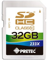  KARTA PAMI�CI SDHC 32 GB 233x CLASS 10
