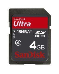  SECURE DIGITAL SDHC 4GB ULTRA