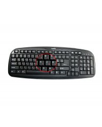 KLAWIATURA NATEC BASS SLIM PIANO BLACK RUSSIAN LAYO