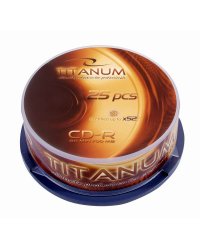 CD-R ESPERANZA TITANUM 700MB/80min-Cake Box 25 52X
