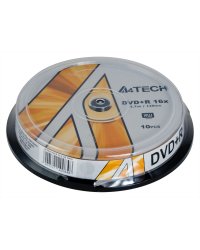 DVD+R A4TECH 4,7GB/120MIN 16X CAKE 10SZT