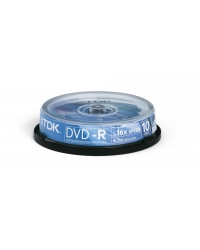 DVD-R TDK 4.7GB 16xSpeed (Cake 10szt)