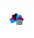 Podk�adka pod mysz Fellowes Economy - niebieska